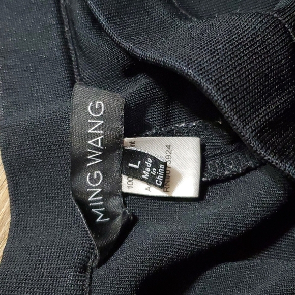 Ming Wang black stretch pull on pants euc - Picture 4 of 6
